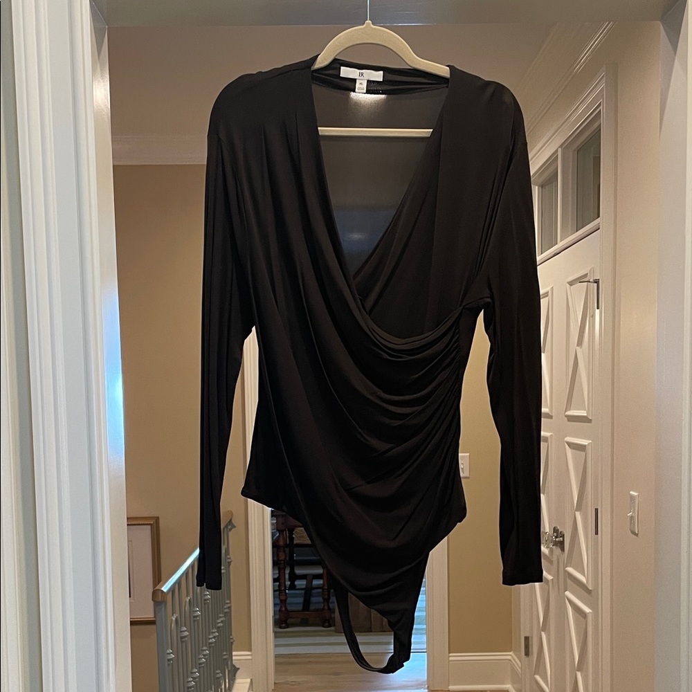 Banana Republic brown Long Sleeve Bodysuit